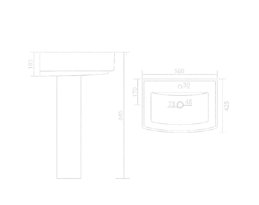 Nelco Set Technical Dimensions