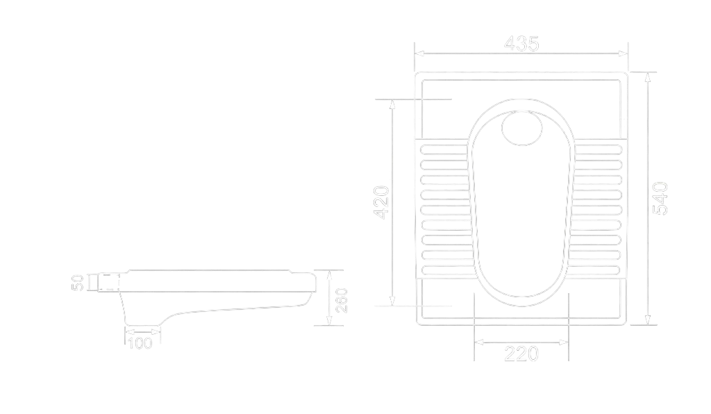 Orissa Pan 20 Technical Dimensions